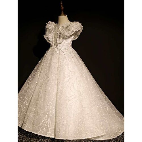 Childrens Dress Princess Dress Girls New Elegant Flower Gi