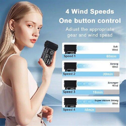 140000RPM Air Blower Power Display Handheld Mini Turbo Fan