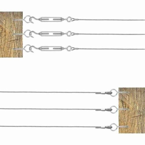30 Meter Steel PVC Coated Flexible Wire Rope Soft Cable Hook