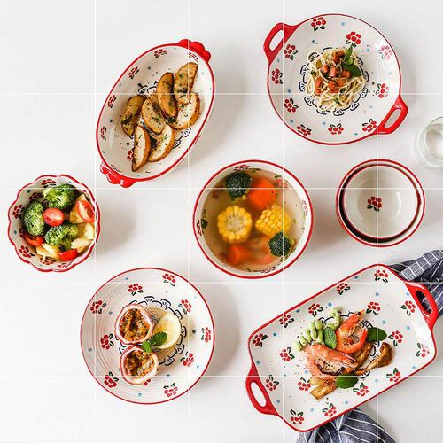 binaural baking dish soup bowl bowl bowl fruit bowl dish