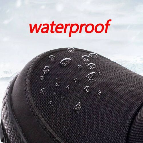 Mens Snow Boots Wool Plush Warm Men Casual Cotton Boots 202