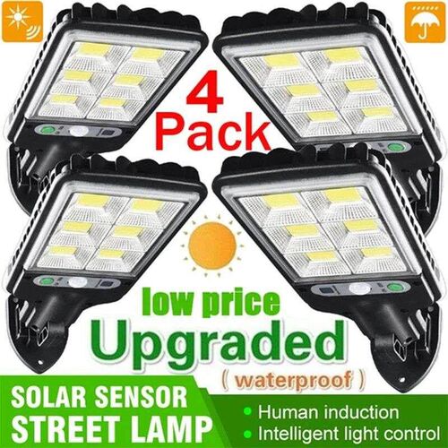 1/2/3/4Pcs Solar Set Lights Outdoor 3 Mode Solar Lamp Wat