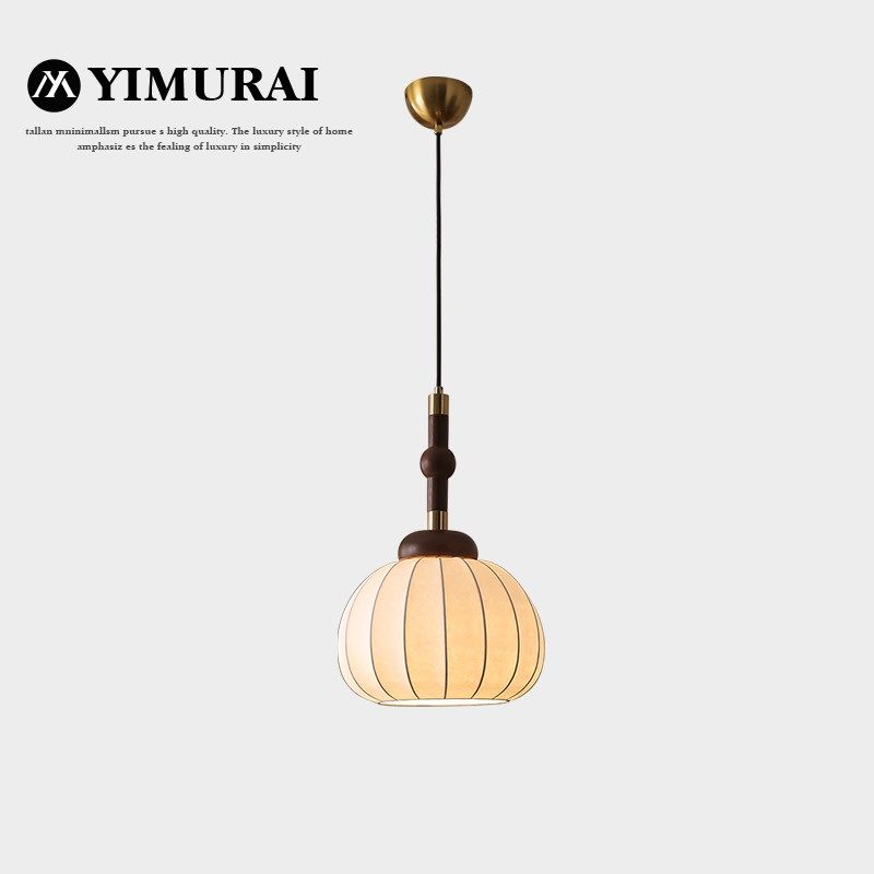 法式南洋复古餐厅灯中古胡桃木蚕丝吊灯主卧室房间书房床头吊线灯,家装灯饰光源,床头/玄关/吧台/过道吊灯,淘宝优惠券,粉丝福利购,淘宝优惠卷