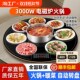 火锅转盘菜板家用自动温暖饭菜加热电热桌保温冷菜加热板热菜控温