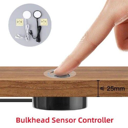 Wireless Touch Sensor Switch Penetrable 25mm Wood Panel