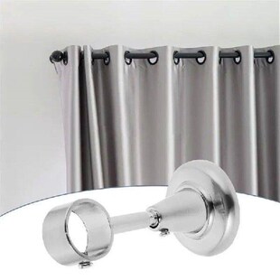 2pcs 28mm Diameter Meatl Curtain Rod Decorative Ceiling