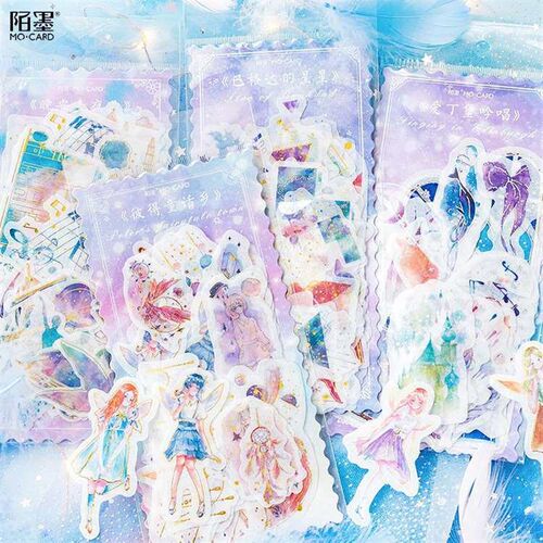 Mo ink bronzing and paper large sticker bag girls prayer se