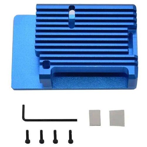 Aluminum Alloy Case for RPI Raspberry Pi 4B with Silicone