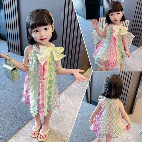 Little Girl Summer Flower Dress Small Childrens Sweet Princ
