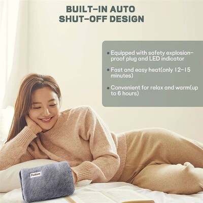 Rechargeable Hot Water Bottle Cute Electric Hand Warmer EU P