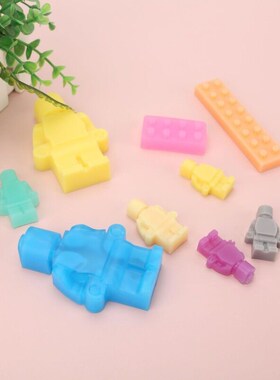 Block ice lattice mould robot chocolate robot cake mould bak