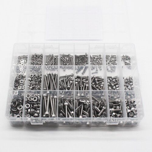 Bolt and Nuts Hex Hexagon Socket Screw Set M3-M5 Stainless S