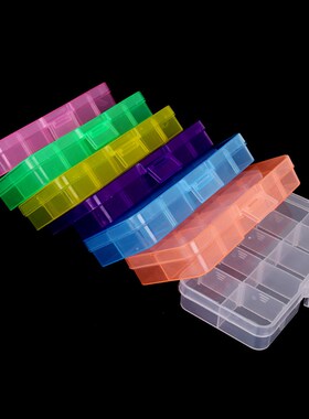 12.8x6.5x2.2cm Hot Sale DIY Best Organizer Storage Beads Box