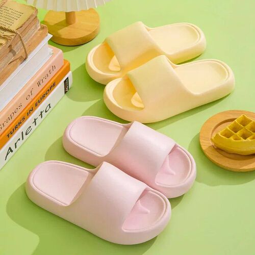 Unisex House Shoes Non-Slip thick Soft Platform Slide