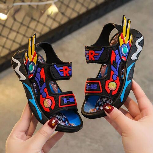 Boys Sandals 1-12 Year Old Soft Sole Anti Slip Sandals Carto