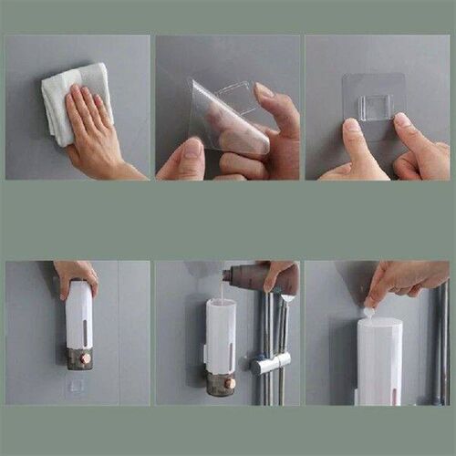 Hand Gel Dispenser Manual Soap Dispenser for Shampoo,