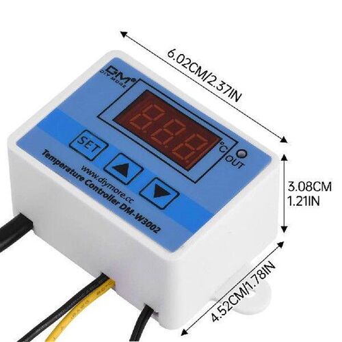 W3002 Digital Temperature Microcomputer Thermostat AC