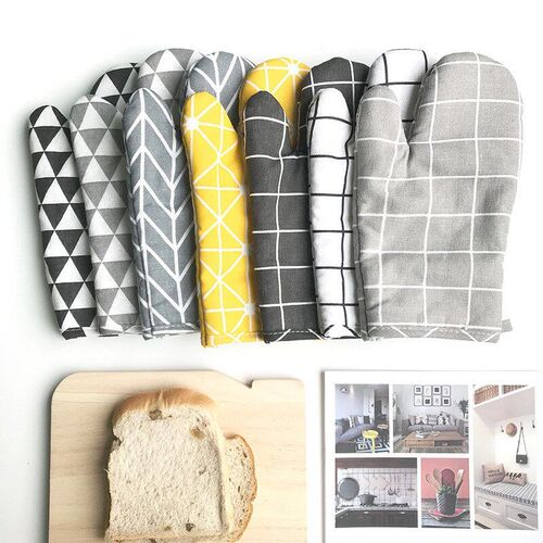 Anti-scalding Baking Oven Gloves Kitchen Mitts 烤箱隔热手套
