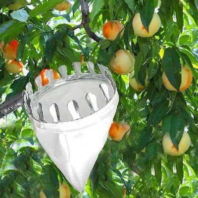 Fruit Picker Pole With Basket Fruit Picker Head Basket With