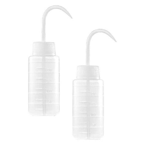 2Pcs Shampoo Bottles Plastic Empty Hairdressing Refillable