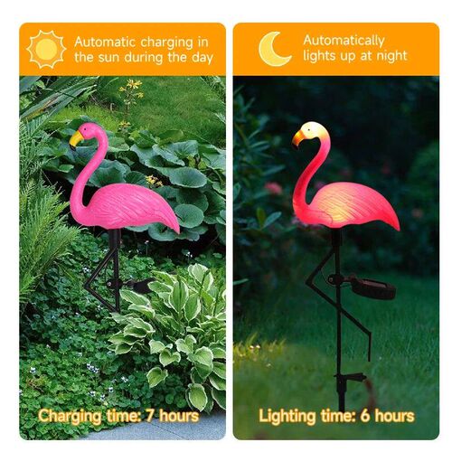 Solar Flamingo Light LED Outdoor Courtyard Lamp Garden Light