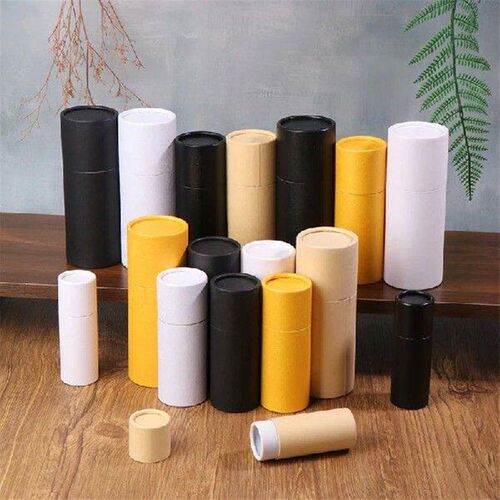 1Pc Dropper Essential Oil Bottle Empty Kraft Paper Jar Tube