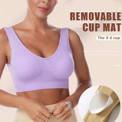 Women Bra Plus Size Seamless Brassiere Breathable Wire Free