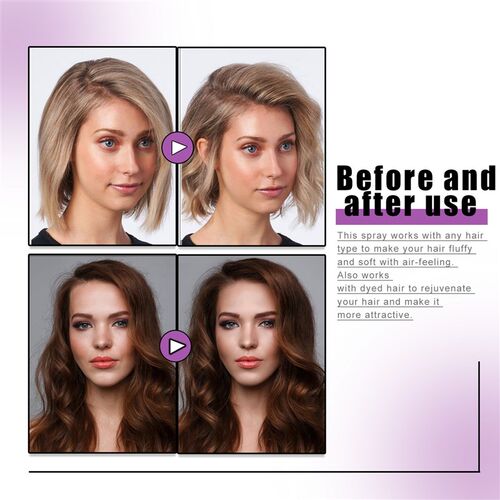Dry Shampoo Spray Fluffy Hair To Oil Lazy Control Dry Nowash