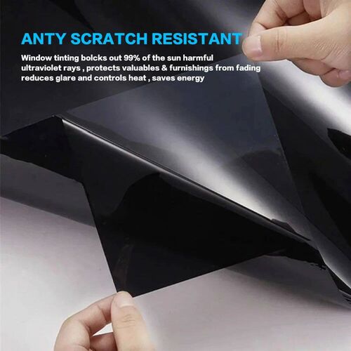 50cmx3/6m Car Window Privacy Tint Film Auto Vinyl Anti Look