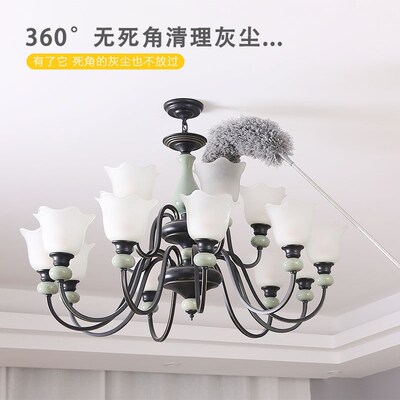 Feather duster ceiling suspended ceiling dusting artifact