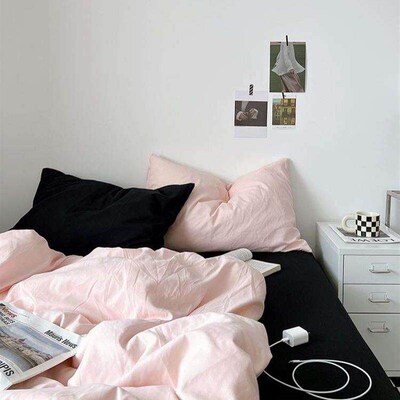 soft bed sheets fitted sheet cotton pillow cases 床笠 枕套
