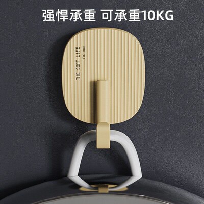 Cream-colored strong load-bearing hooks, no drilling require
