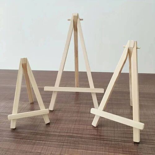 Wood Photo Frame Stand Tabletop Decorative Small Oil Paintin