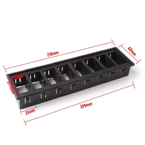New 8pcs Durable Car Boat Rocker Switch Clip Panel Patrol H