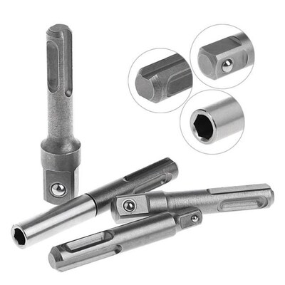 4 Pcs 1/43/81/2 SDS Socket Driver Drills+Quick Change