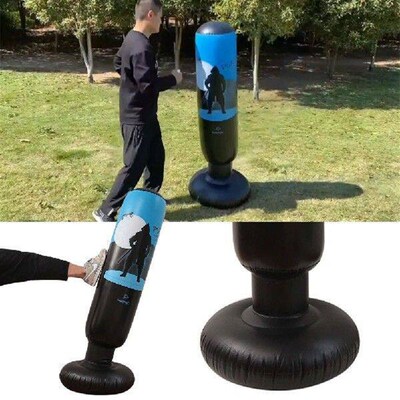 Inflatable Punching Bag Durable PVC Material Boxing Bag