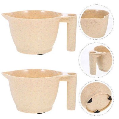 2 Pcs Hair Dye Bowl Tinting Tools and Accessories Colorful