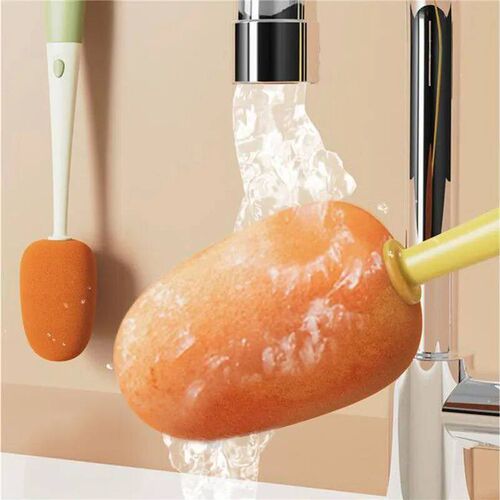 3 in 1 Bottle Brush Cartoon Carrot Water Bottle Pacifier Was