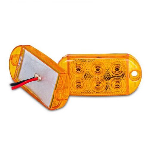 6-Bead High-Light Waterproof Truck LED Flash Warning Light1