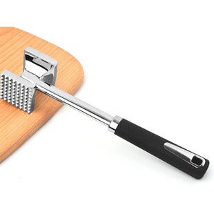 Steak Meat Tenderizer Hammer Tender Beat Checkered