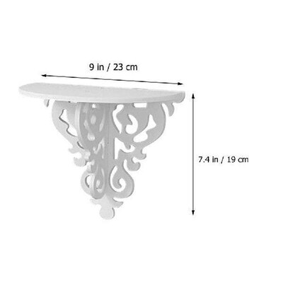 2 Pcs Wall Shelf Simple Storage Rack Decor Wall-mounted