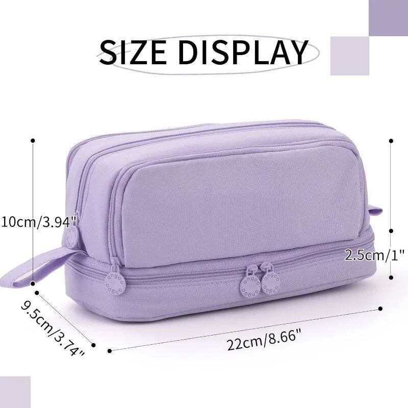 Kawaii Large Capacity Pen Pencil Case Multi-Slot Pencil Pouc图片