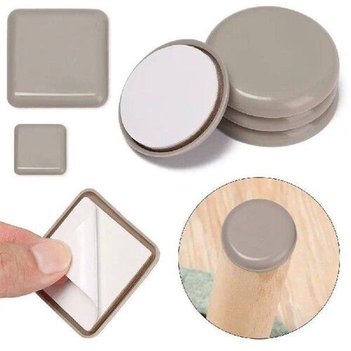 4Pcs Round Furniture Leg Slider Pads Self-Adhesive
