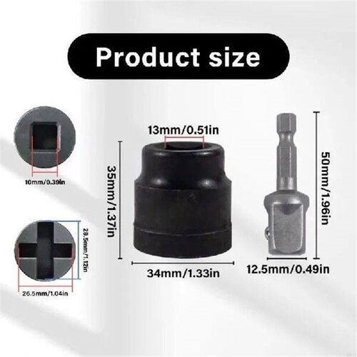 Professional Hexagonal Leveling Socket Adapter for Power