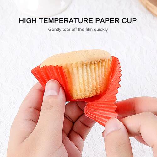 100Pcs Muffin Cupcake Paper Cupcake Liner Muffin Box Case Ba