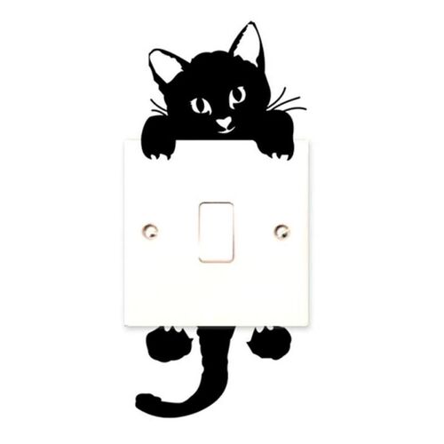 1pc Cartoon Switch Sticker Wall Stickers Home Decor Kids Roo
