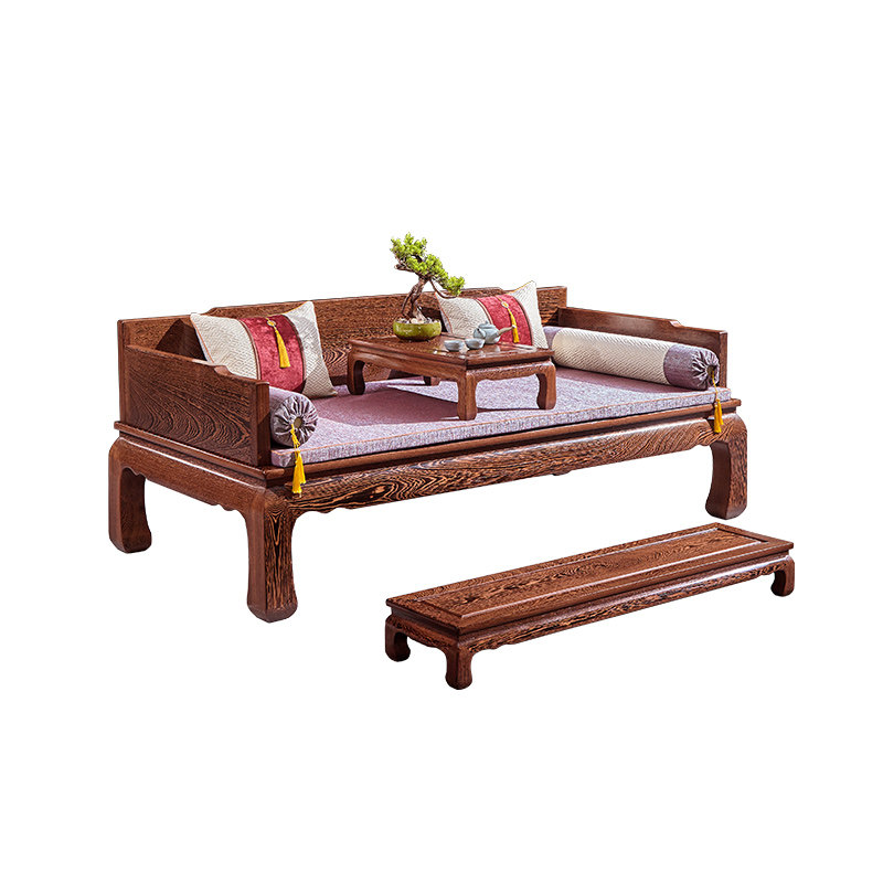 红木罗汉床鸡翅木新古典加厚素面罗汉床三件实木床榻小户型沙发,住宅家具,红木沙发,淘宝优惠券,粉丝福利购,淘宝优惠卷