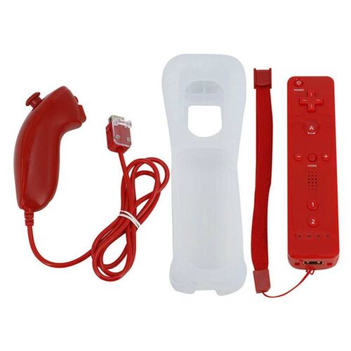 Wireless Gamepad Remote Controller + Nunchuck 2 in 1 For Nin