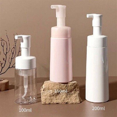 100/150/200ml Foaming Bottle Portable Cleanser Mousse Empty