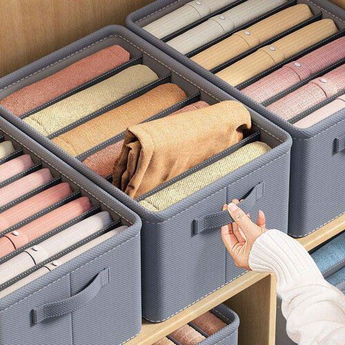 Stronger Storage Boxes For Wardrobe Clothes Organizer Pants